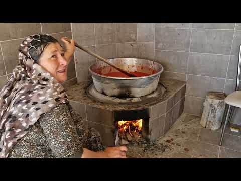 EN GÜZEL SALÇA NASIL YAPILIR NAR GİBİ KIRMIZI BİRAZ ACILI
