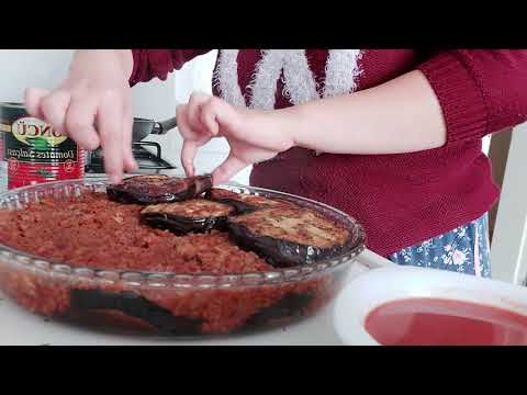 GÜLCANDAN FIRINDA ABLASI İÇİN PATLICAN OTURMA TARİFİ