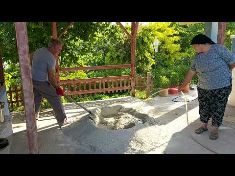 ÇARDAGIN ALT KISIM TESFİYE BETONUNU ATIYORUZ