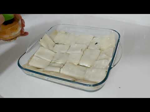 CEVİZLİ KIYMALI PEYNİRLİ BAKLAVA YUFKASINDAN BÖREK NASIL