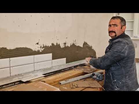 SEYİT KARDEŞİM MUTFAK FAYANSLARINI DÖŞEMEYE BAŞLADI ÇOK