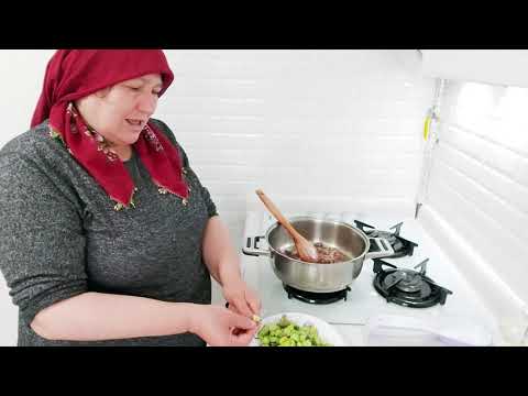 KUŞ BAŞLI YEŞİL BADEM YEMEĞİ TARİFİ