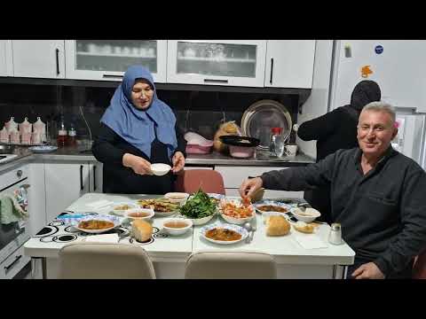 MİSAFİRLERİMİZ GELDİ AKŞAM MENÜMÜZDE NELER VAR KOMŞUMUZUN
