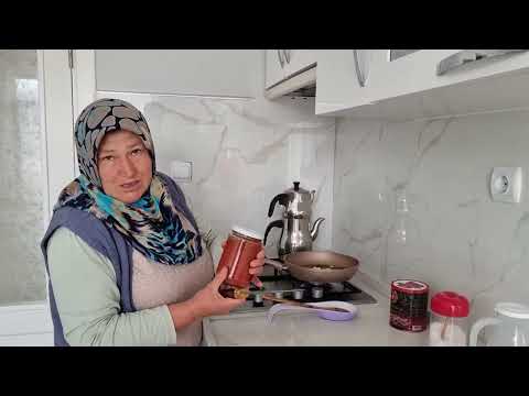 SABAH KAHVALTIDA BOL SARIMSAKLI MENEMEN
