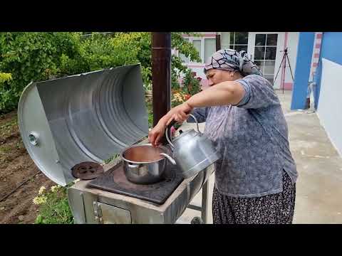 VARİL SOBADA ODUN ETEŞİNDE NEFİS KURUFASULYE
