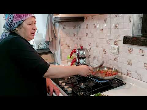 KÖZDE PİŞMİŞ PATLICAN KAVURMASI NEFİS