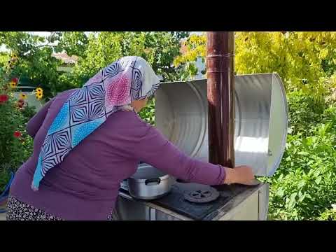 KUZİNE SOBAYI YAKTIM KOMŞU ZİYARETİ VE YAĞMUR YAĞIYOR