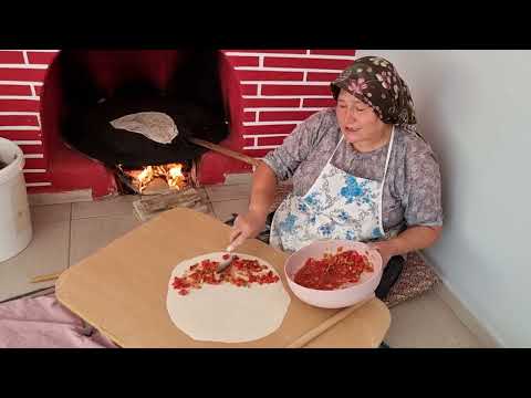 DOMATESLİ İÇLİ BÖREK TANDIRDA MİS GİBİ OLDU