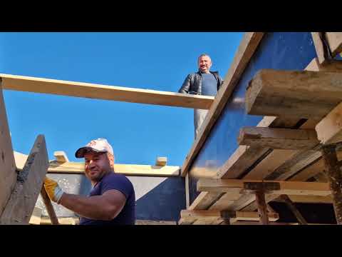 KARDEŞİMİN YENİ EVİNİN TAPLİYE BETONUNU ATIYORUZ ÇOK GÜZEL