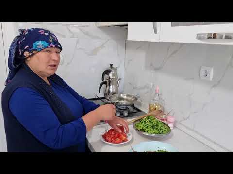 SABAH KAHVALTIMIZ TAZE FASULYE KAVURMASI