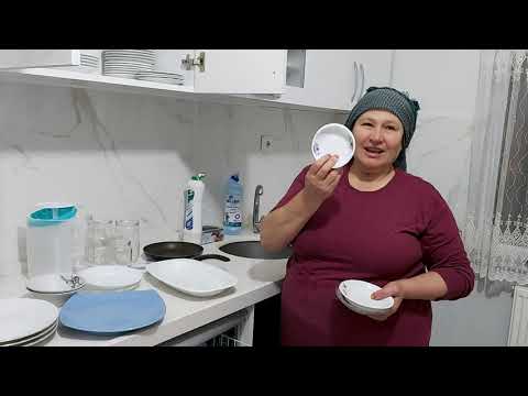 MUTFAĞIMI DÜZENLİYORUM BULAŞIK MAKİNESİNİ BOŞALTIYORUM VLOG
