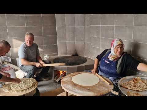 SICAK SICAK HEM PİŞİRDİK HEM YEDİK ÇAYLA BERABER TANDIRDA