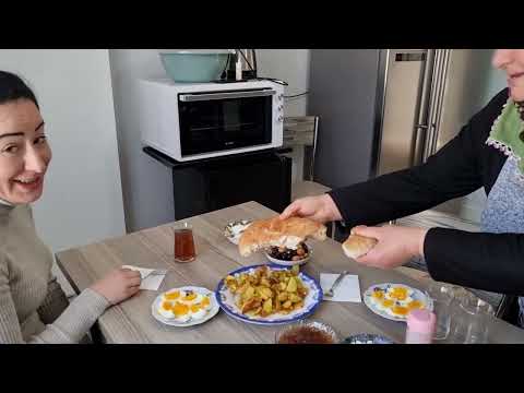 SABAH KAHVALTI HAZIRLIĞIMIZ PATATES KIZARTMASI HAŞLANMIŞ