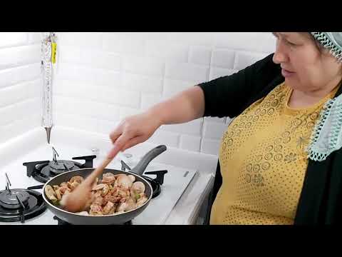 YUMURTALI MANTAR KAVURMASI
