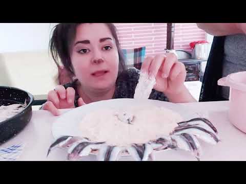 TANDIRDA KIZIMLA EŞİMLE BİRLİKTE KUZİNE SOBADA BALIK KEYFİ