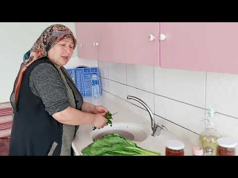 KÖYDE YAŞAM PAZI YEMEĞİ YAPTIM TANDIRIMDA