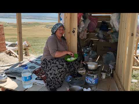 YENİ BALKONUMUZDAN YEMEK HAZIRLIĞI ERİŞTELİ YAYLA ÇORBASI