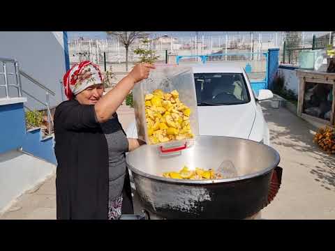AYVA PEKMEZİ VE MARMELATI YAPIYORUM ÇOK ZAHMETLİ