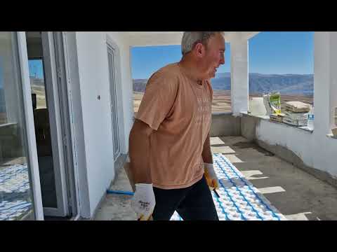 BALKONUMUZUN ISIMASINI VE TESVİYESİNİ YAPMAYA BAŞLADIK ÇOK