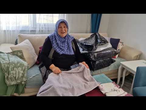 HATİCE HANIMLA BERABER NELER ALDIK KIYAFET YATAK ÖRTÜLERİ