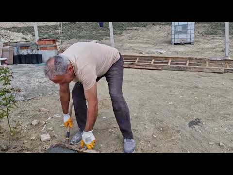 YENİ YOLUMUZUN YAPIMINA BAŞLADIK İLK KENAR BORDÜRÜMÜZ