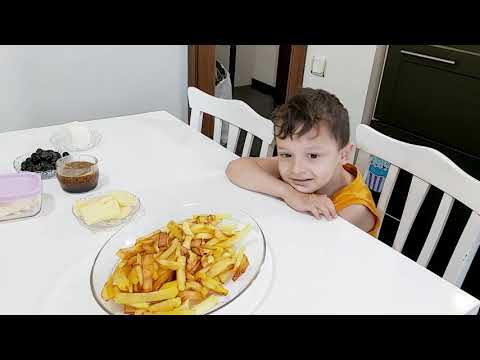 YAĞSIZ BİBER KIZARTMASI SOĞAN KAVURMASI PATATES KIZARTMASI
