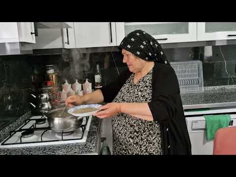 AKŞAM ÇORBASI HATİCE HANIMA ÖZEL BAHÇEMİZDEKİ GÜZEL