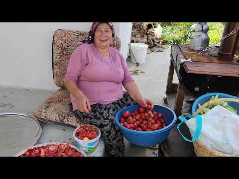 KIŞLIK HAZIRLIKLARI BİTMİYOR DOMATES KURUSU