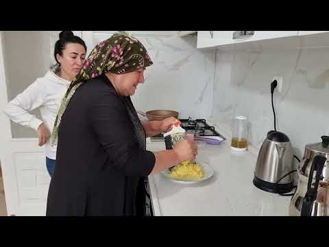 MENÜDE RENDELENMİŞ PATATES VE YUFKA YEŞİLLİK