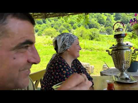 Mountain Village Life Roasting a Huge Juicy Lamb