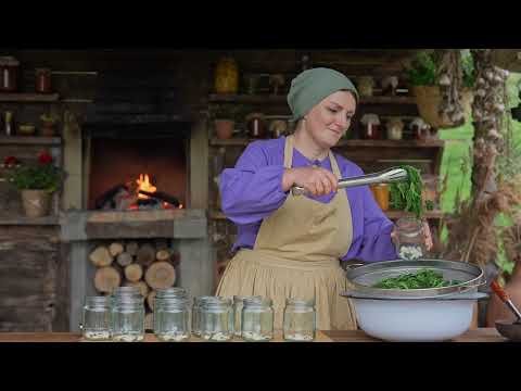 Rustic Pies with Wild Nettle Filling Traditional