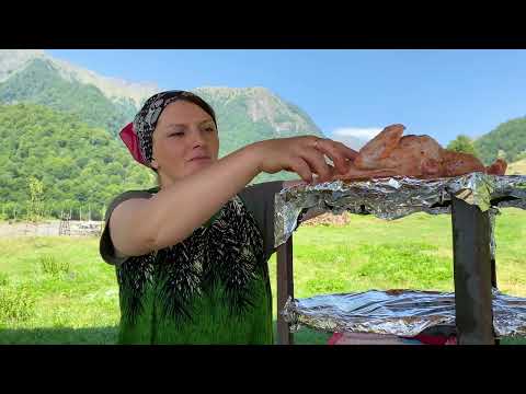 HOW TO COOK DINNER IN AN IRON BARREL Unforgettable Juicy
