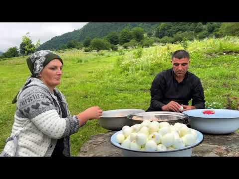 Whole Mountain Of Chicken Eggs We cooked Summer Okroshka in