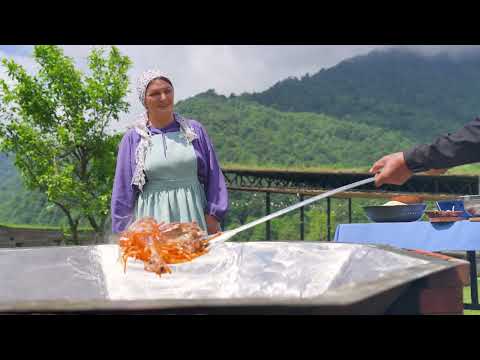 Cooking A Massive Lamb Pilaf For a Mountain Village Feast