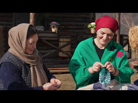 Rustic Family Baking Rainbow Bread in the Countryside