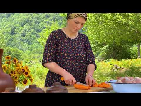Succulent Chicken with Veggies Cooked in Glass Jars Canned