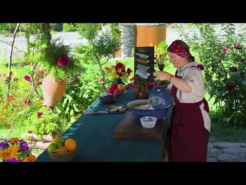 Mountain Pizza Making A Rustic Homemade Pizza In The Village