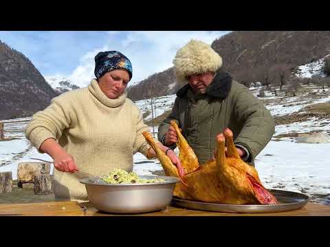 Wonderful Azerbaijani Pilaf Inside a Big Lamb Classic