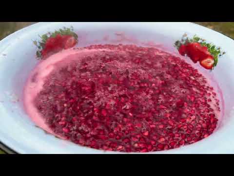 Preserving Quince and Pomegranate for Winter and Cooking a