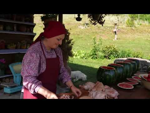 We Baked a Whole Chicken Inside a Watermelon Outdoors