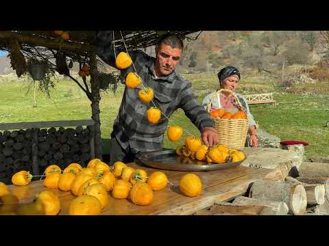Collecting And Cooking An Incredible Dessert Of Juicy