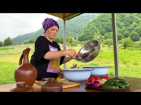 UNIQUE DISH Cooking from Lamb Intestines KOKOREC in