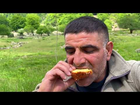Cooking Juicy Kutabs of BEEF STOMACH in Wild The Ancient