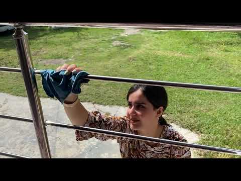 Iranian Village Life in Gilan House Cleaning Cooking a