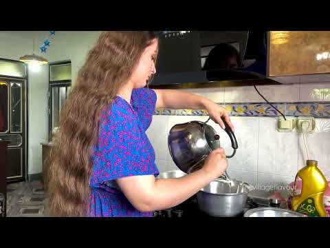 Spring Village Life Cooking Traditional Chicken Harvesting