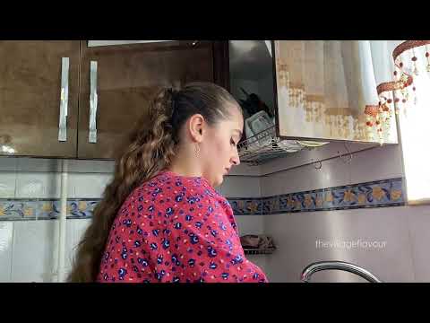 A Day in Iranian Village Life Cooking Persian Rice a