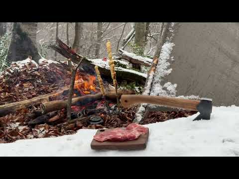 Surviving in Bushcraft Shelter in Extreme Temperatures The