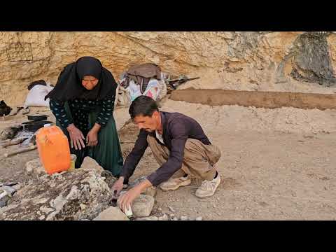 Mountain Cave Life Rebuilding a Cave for Survival by a