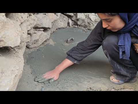 Nomad Girls Rebuild Their Cave Floor for Winter Harsh Cave