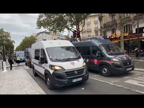 Riot police uses tear gas to disperse crowds in France amid